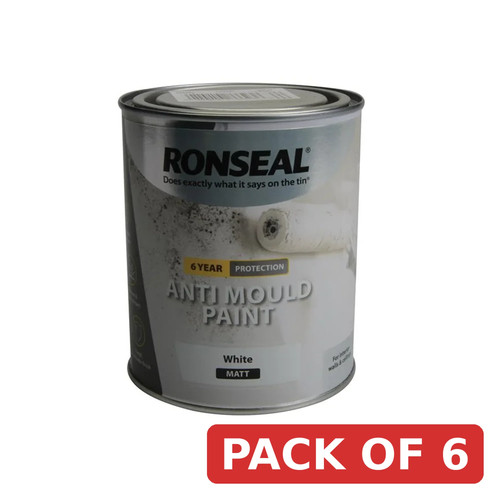 Ronseal anti mould paint 750ml - ronseal,